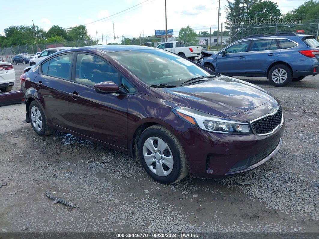 2018 Kia Forte Lx Фиолетовый vin: 3KPFL4A71JE255818