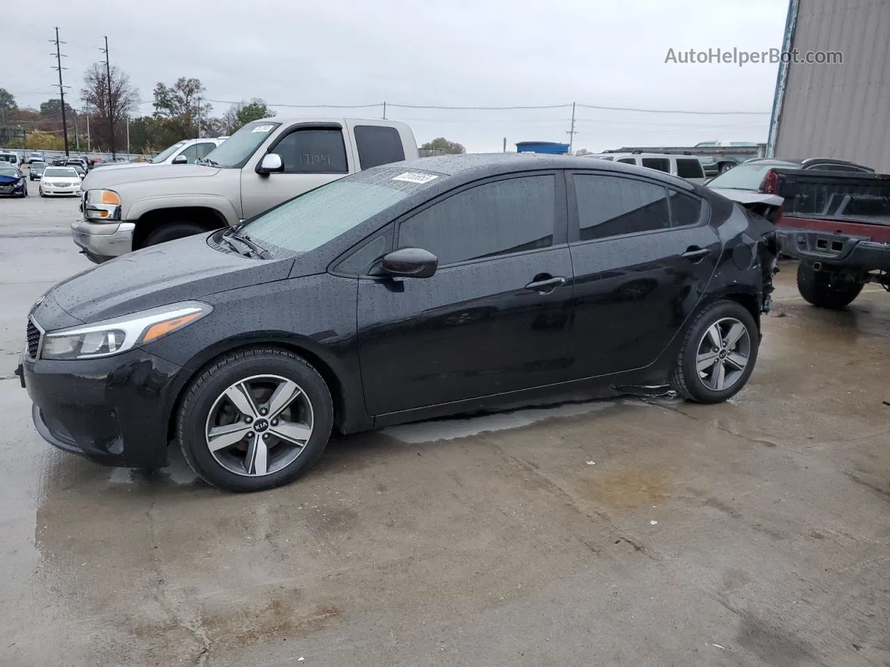 2018 Kia Forte Lx Black vin: 3KPFL4A71JE265717