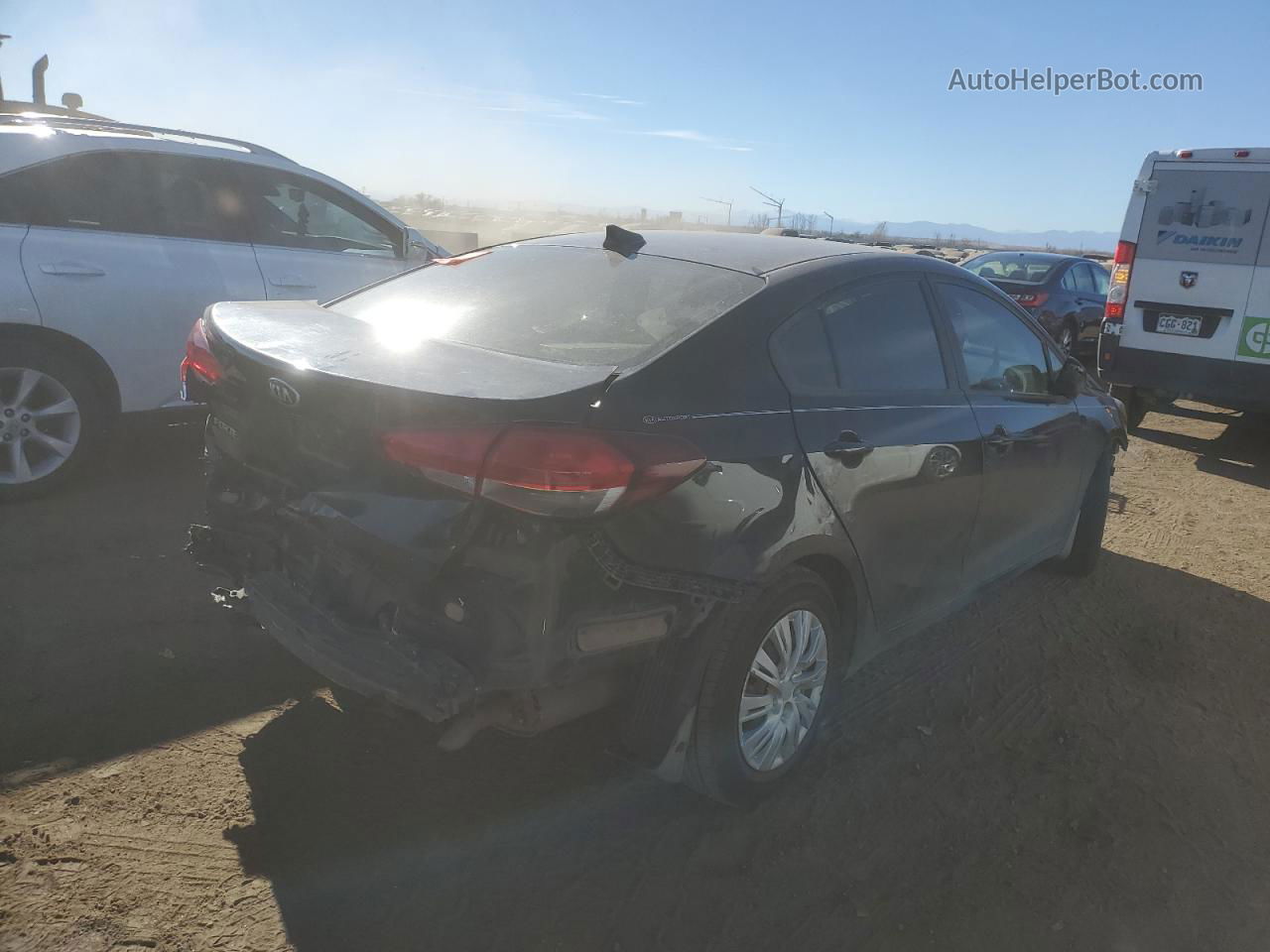 2018 Kia Forte Lx Black vin: 3KPFL4A71JE281481