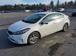 2017 Kia Forte Lx White vin: 3KPFL4A72HE019429