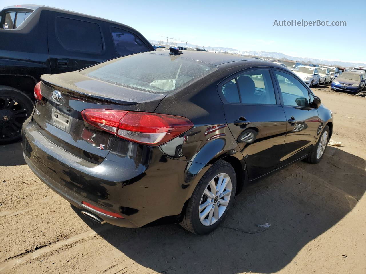 2017 Kia Forte Lx Black vin: 3KPFL4A72HE036781