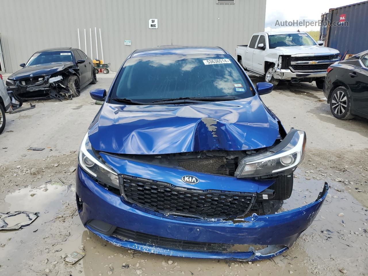 2017 Kia Forte Lx Blue vin: 3KPFL4A72HE100379