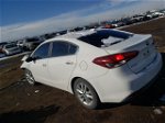 2017 Kia Forte Lx White vin: 3KPFL4A72HE157620