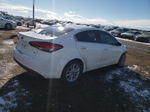 2017 Kia Forte Lx White vin: 3KPFL4A72HE157620