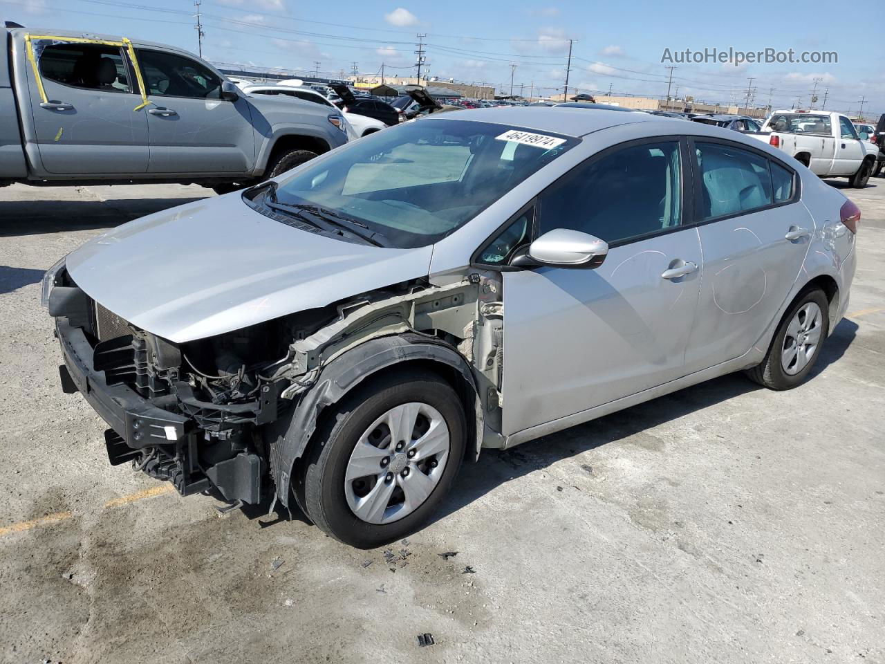 2018 Kia Forte Lx Gray vin: 3KPFL4A72JE166064