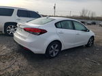 2018 Kia Forte Lx White vin: 3KPFL4A72JE196004