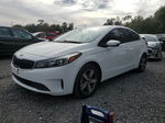 2018 Kia Forte Lx White vin: 3KPFL4A72JE237070