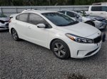 2018 Kia Forte Lx White vin: 3KPFL4A72JE237070