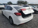 2018 Kia Forte Lx White vin: 3KPFL4A72JE237070