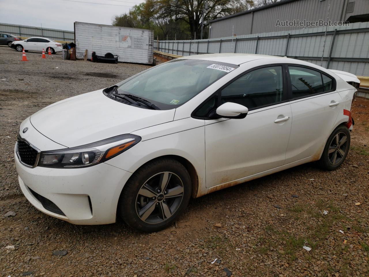 2018 Kia Forte Lx Белый vin: 3KPFL4A72JE239966