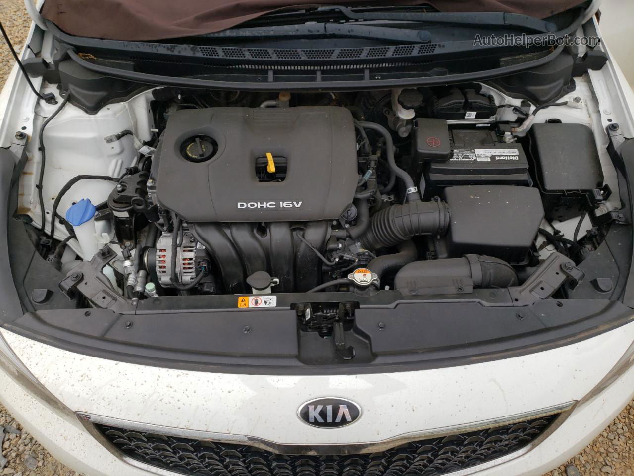 2018 Kia Forte Lx Белый vin: 3KPFL4A72JE239966