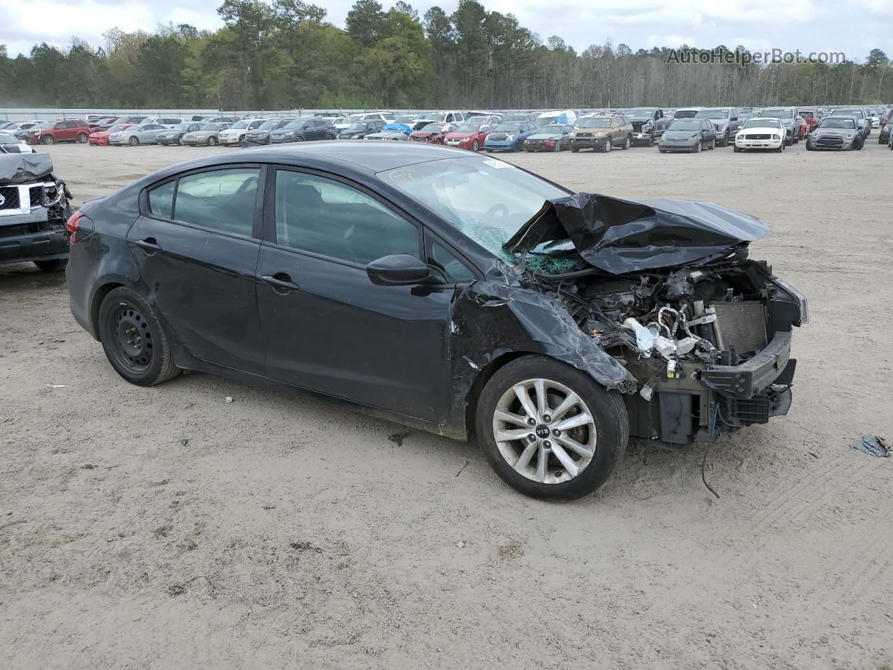 2017 Kia Forte Lx Black vin: 3KPFL4A73HE024851