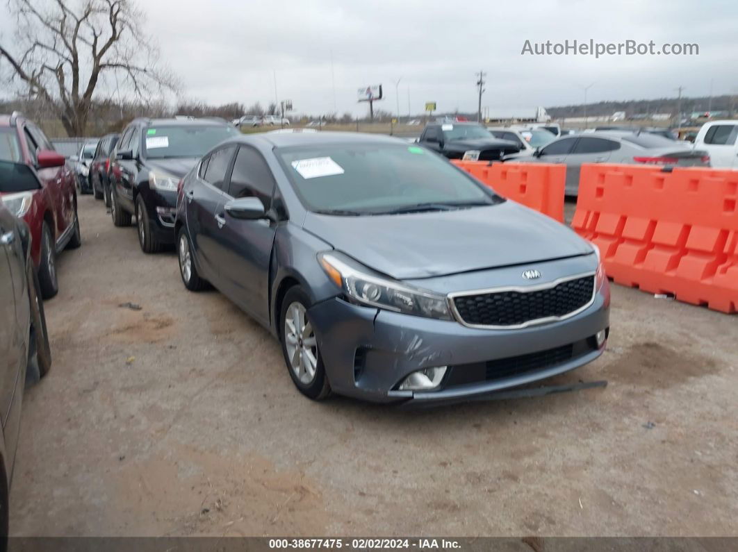 2017 Kia Forte S Silver vin: 3KPFL4A73HE030049