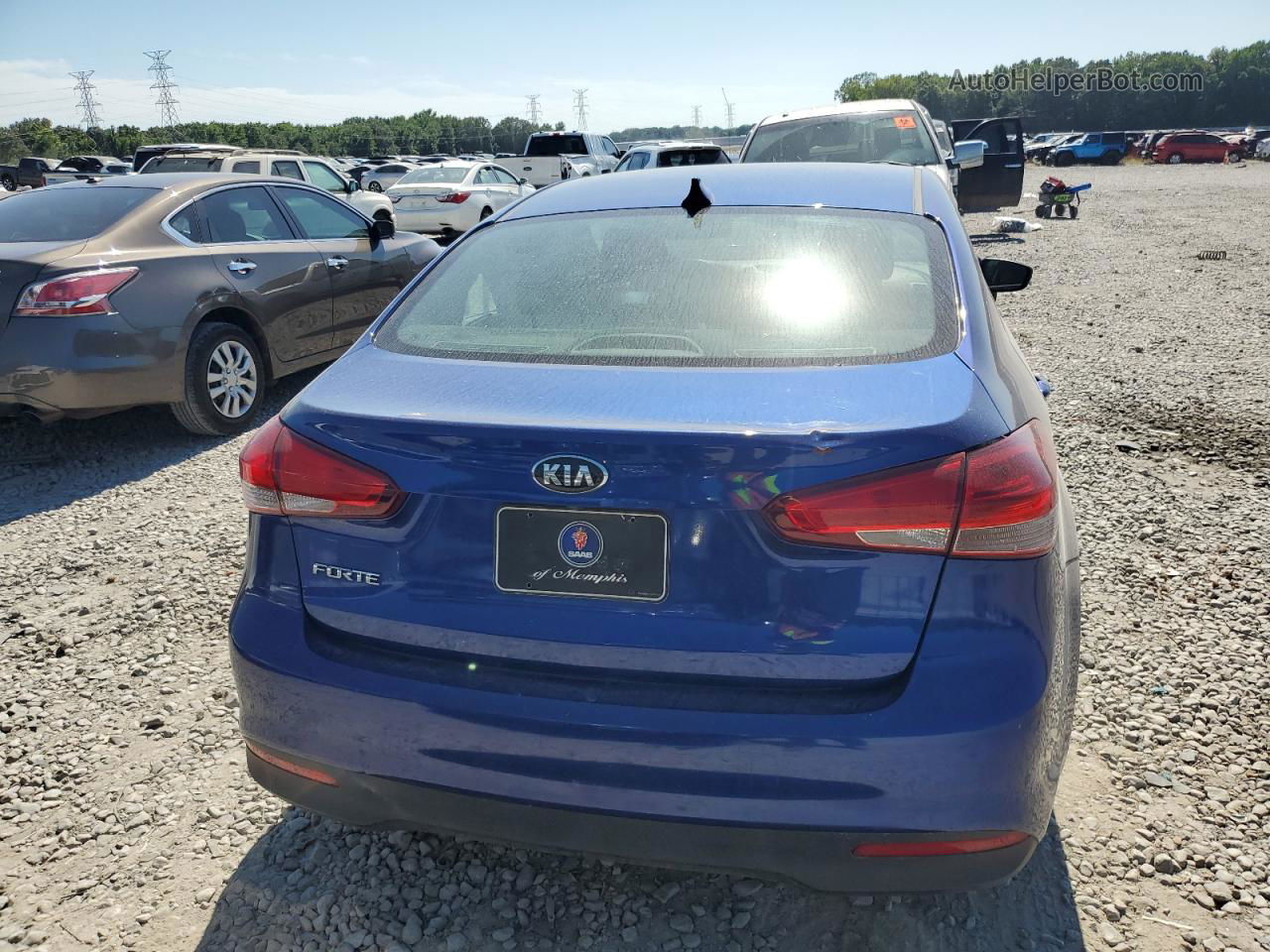 2017 Kia Forte Lx Blue vin: 3KPFL4A73HE078098