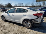 2017 Kia Forte Lx White vin: 3KPFL4A73HE110371