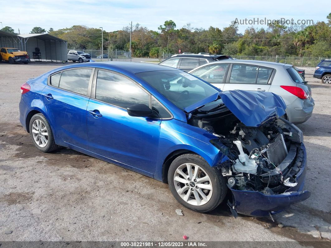 2017 Kia Forte S Blue vin: 3KPFL4A73HE122651