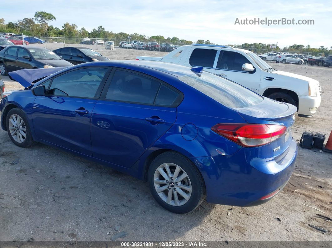 2017 Kia Forte S Blue vin: 3KPFL4A73HE122651