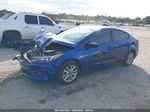 2017 Kia Forte S Blue vin: 3KPFL4A73HE122651