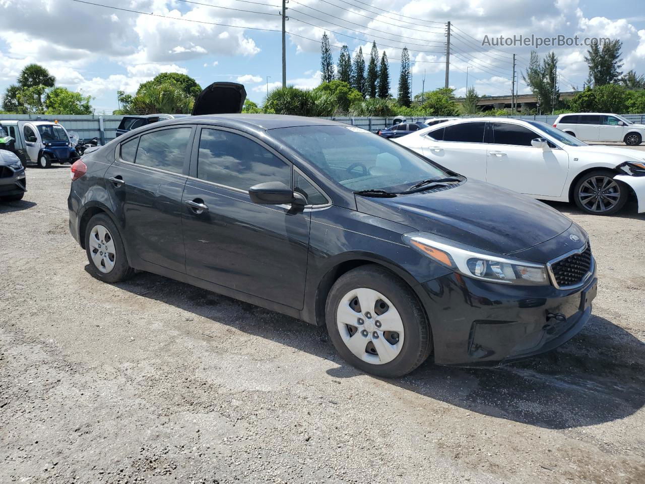 2017 Kia Forte Lx Black vin: 3KPFL4A73HE138882