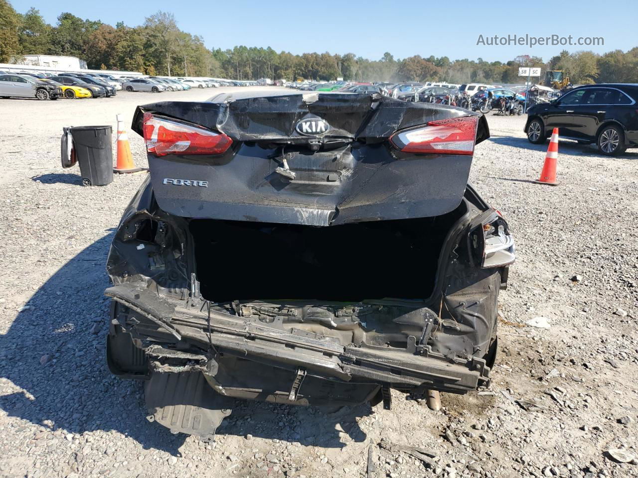 2017 Kia Forte Lx Black vin: 3KPFL4A73HE142740