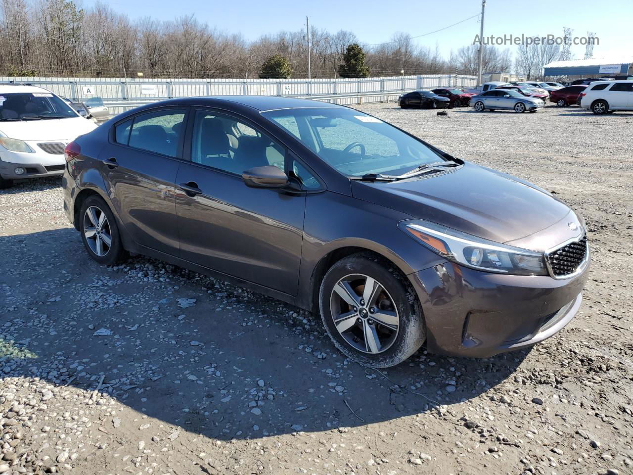 2018 Kia Forte Lx Угольный vin: 3KPFL4A73JE170883