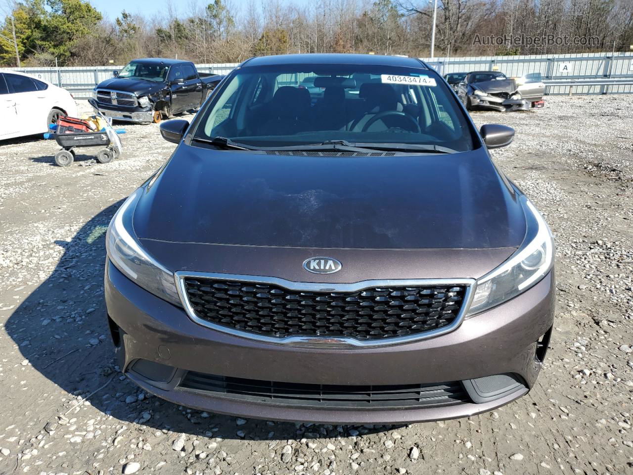 2018 Kia Forte Lx Угольный vin: 3KPFL4A73JE170883