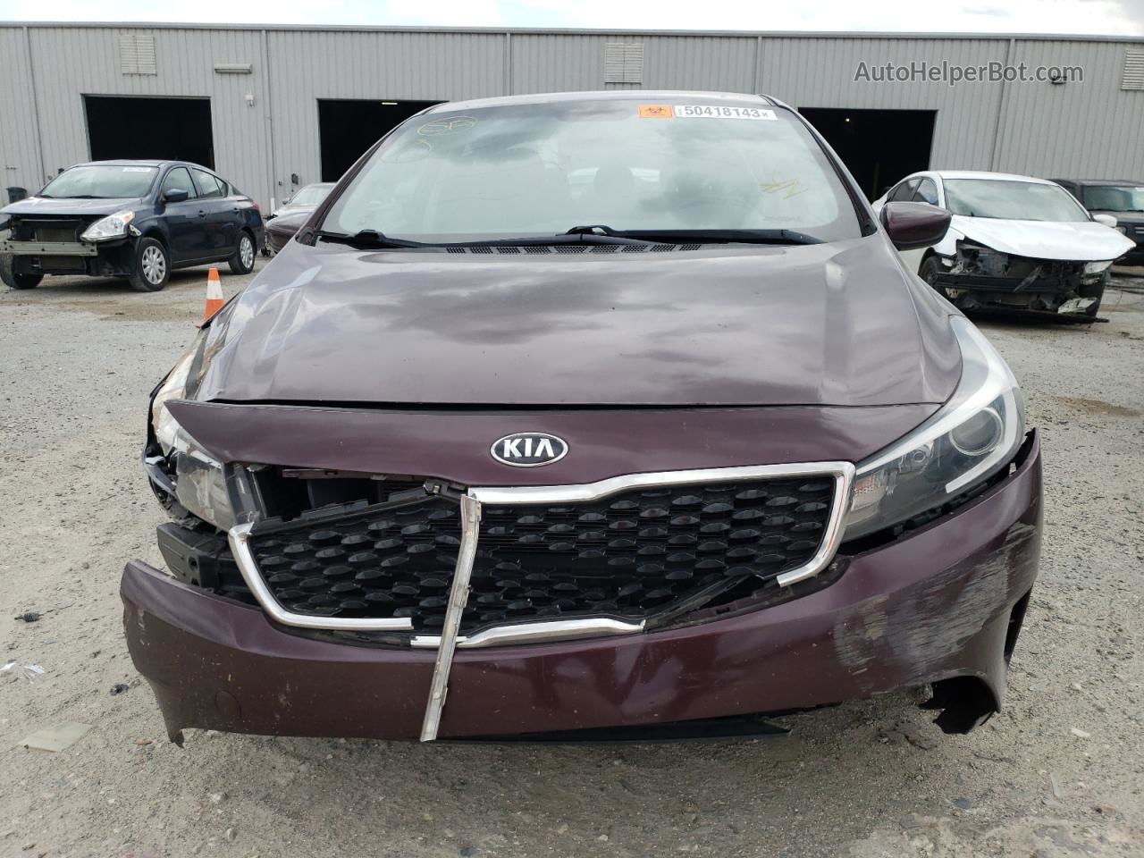 2018 Kia Forte Lx Purple vin: 3KPFL4A73JE189871