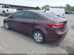 2018 Kia Forte Lx Burgundy vin: 3KPFL4A73JE194441