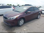 2018 Kia Forte Lx Burgundy vin: 3KPFL4A73JE194441