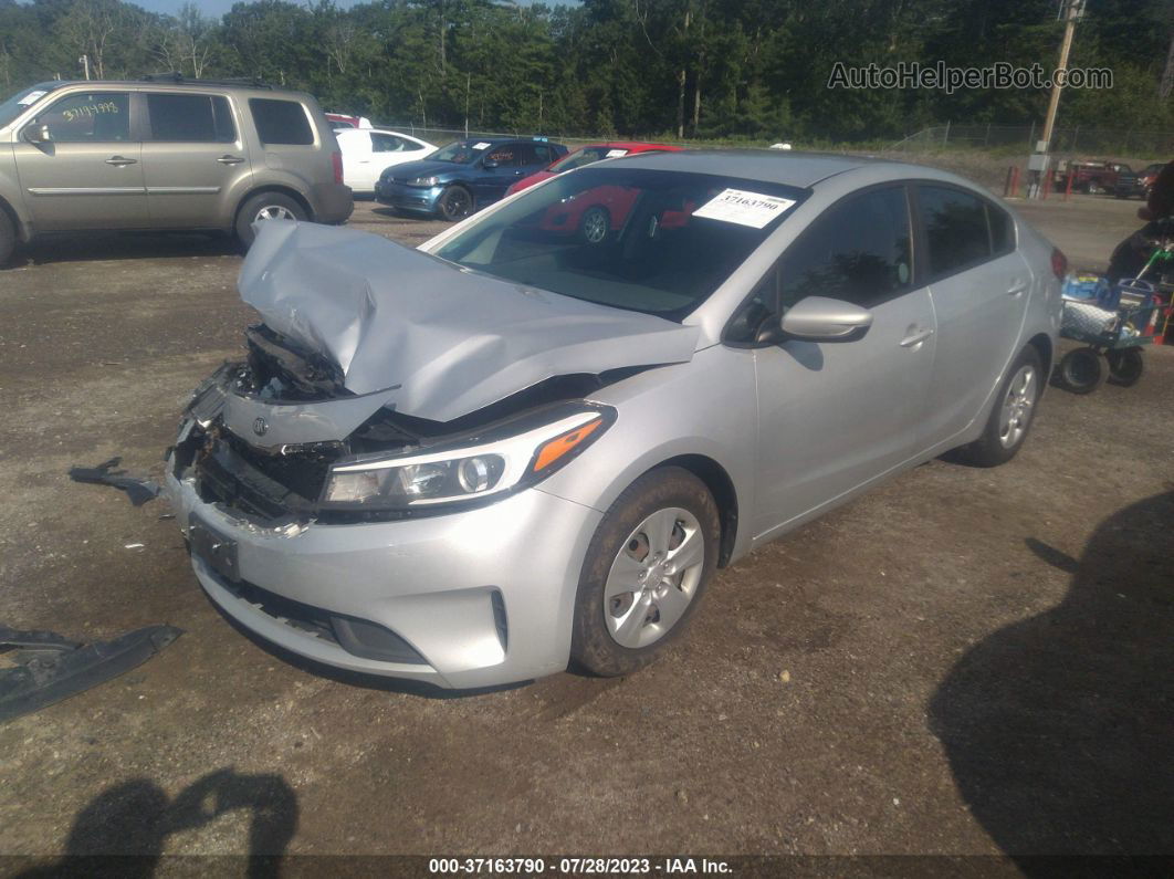 2018 Kia Forte Lx Silver vin: 3KPFL4A73JE195010