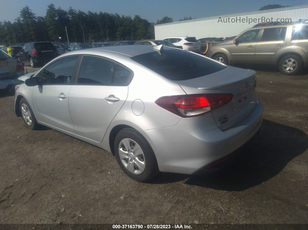 2018 Kia Forte Lx Silver vin: 3KPFL4A73JE195010