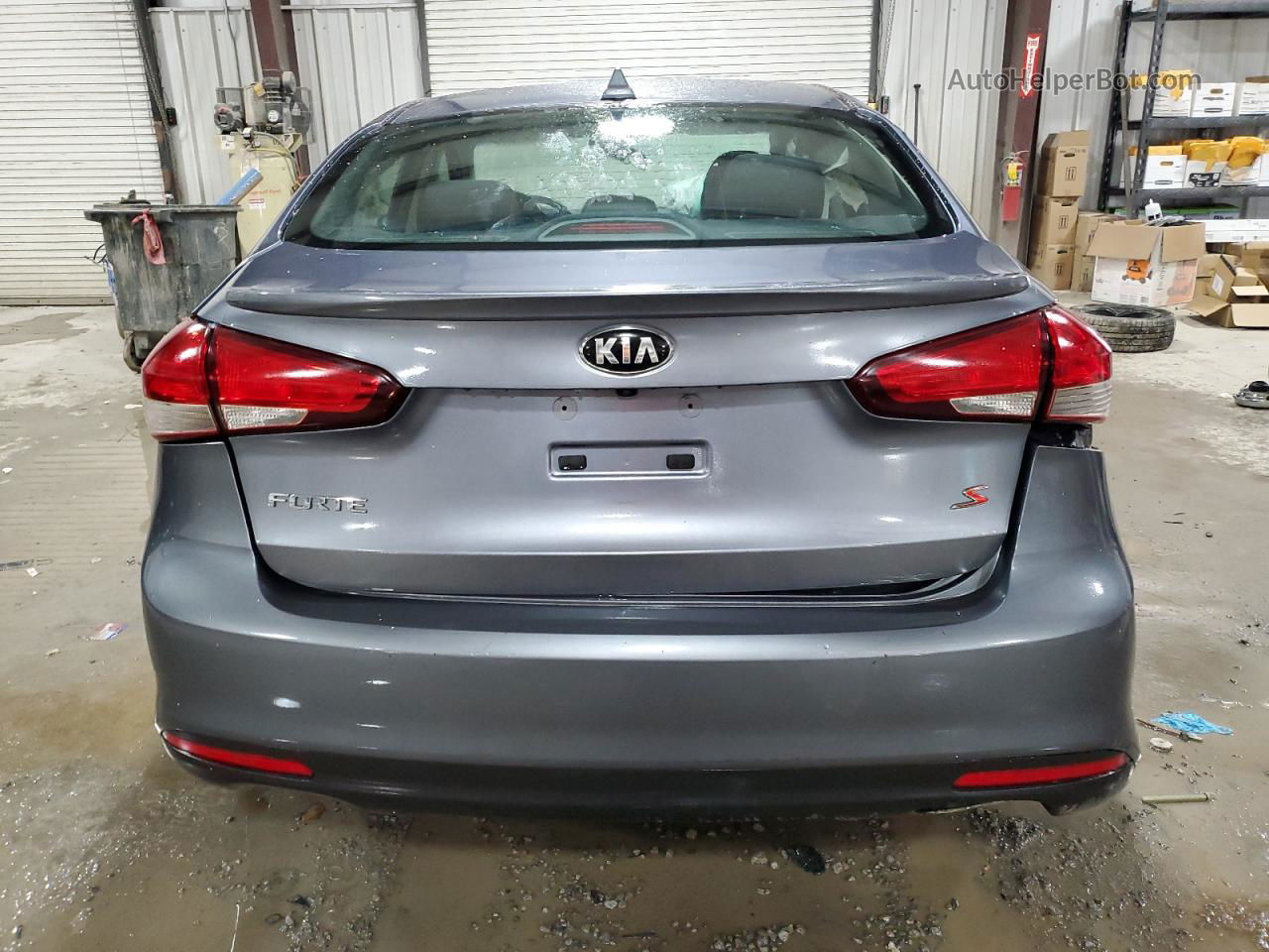 2018 Kia Forte Lx Gray vin: 3KPFL4A73JE198201