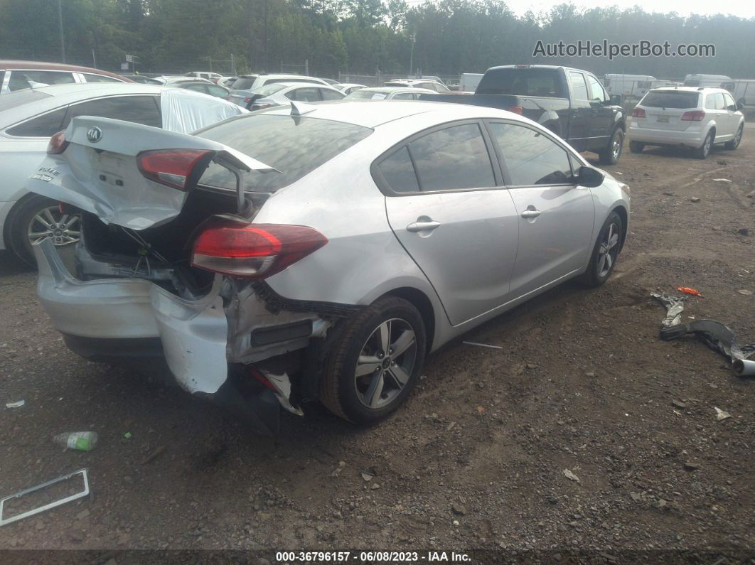 2018 Kia Forte Lx Silver vin: 3KPFL4A73JE202960