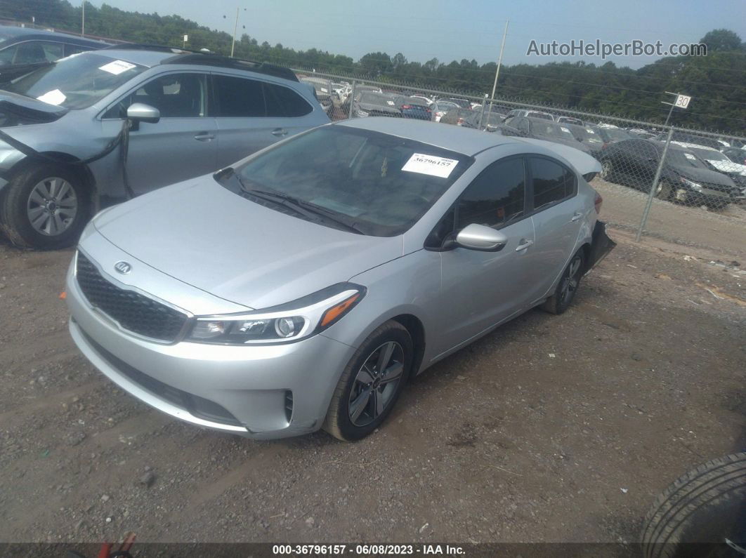 2018 Kia Forte Lx Silver vin: 3KPFL4A73JE202960