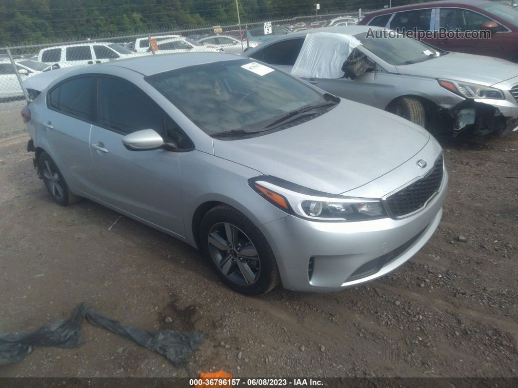 2018 Kia Forte Lx Silver vin: 3KPFL4A73JE202960