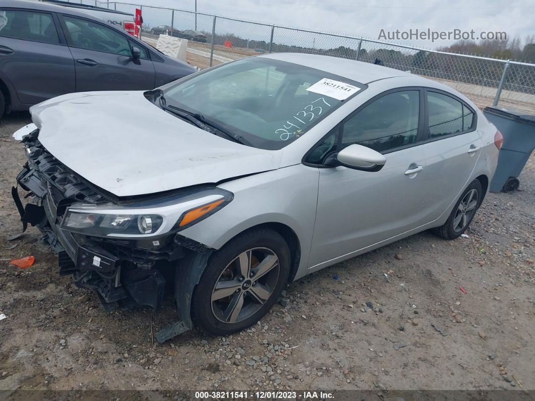 2018 Kia Forte Lx Silver vin: 3KPFL4A73JE241337