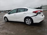 2018 Kia Forte Lx White vin: 3KPFL4A73JE257005