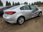 2017 Kia Forte Lx Silver vin: 3KPFL4A74HE005919