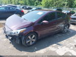 2018 Kia Forte Lx Maroon vin: 3KPFL4A74JE188812