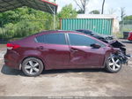 2018 Kia Forte Lx Maroon vin: 3KPFL4A74JE188812