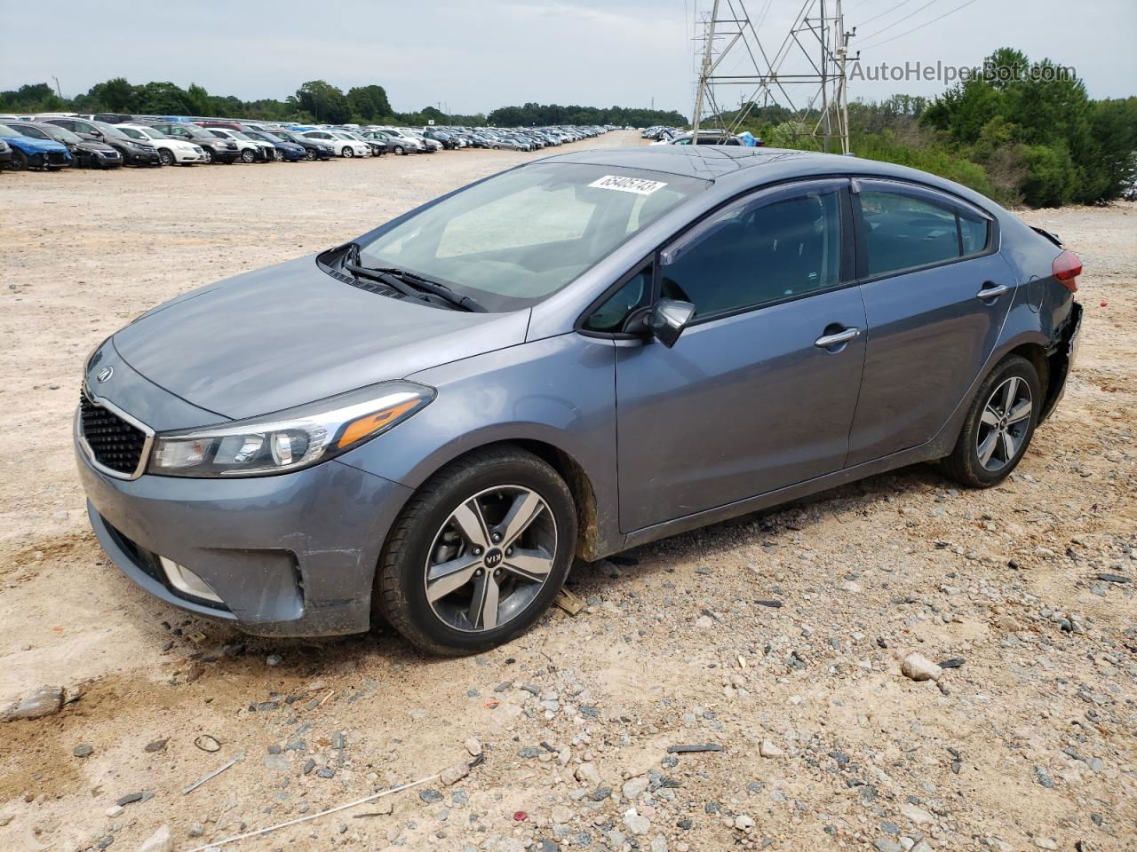 2018 Kia Forte Lx Серый vin: 3KPFL4A74JE200408