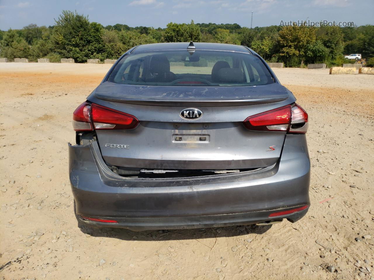 2018 Kia Forte Lx Gray vin: 3KPFL4A74JE200408