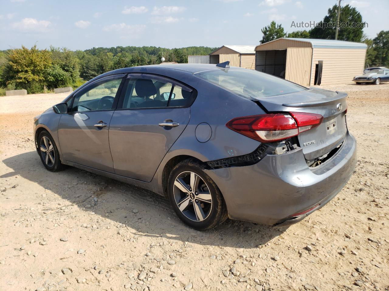 2018 Kia Forte Lx Gray vin: 3KPFL4A74JE200408