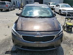 2018 Kia Forte Lx Brown vin: 3KPFL4A74JE201140