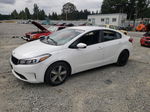 2018 Kia Forte Lx White vin: 3KPFL4A74JE217936