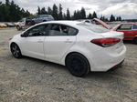 2018 Kia Forte Lx White vin: 3KPFL4A74JE217936