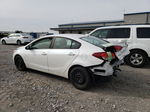 2018 Kia Forte Lx White vin: 3KPFL4A74JE221095