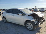 2018 Kia Forte Lx White vin: 3KPFL4A74JE241153