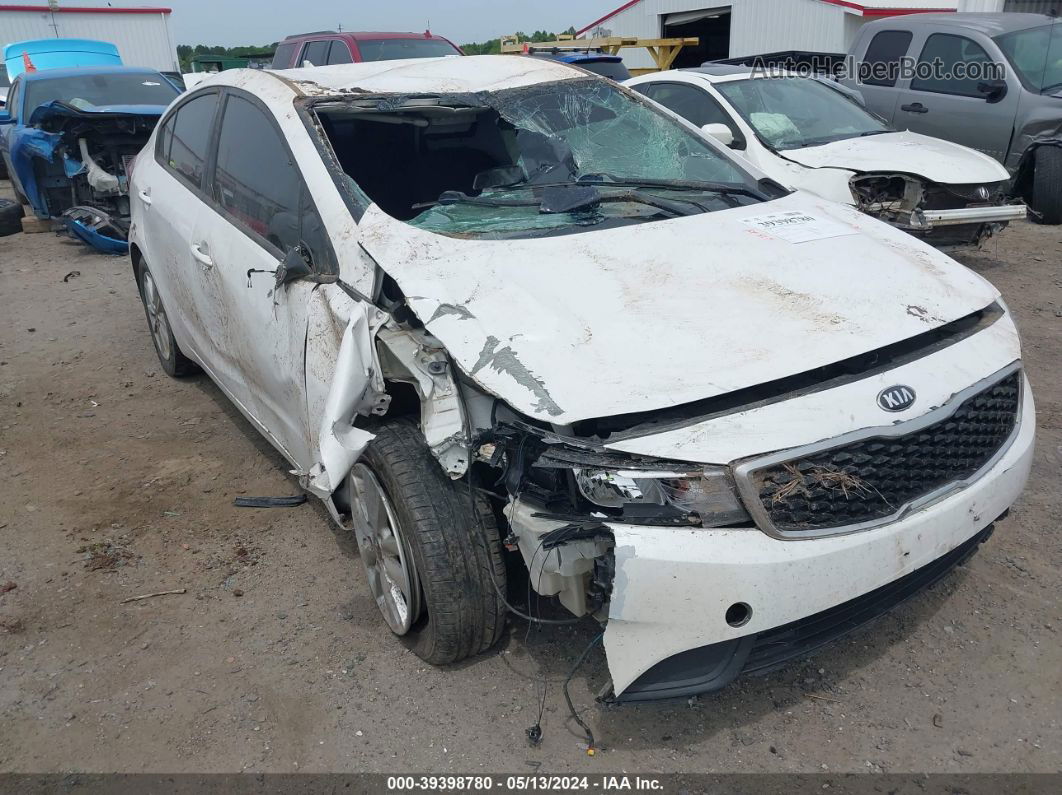 2017 Kia Forte Lx White vin: 3KPFL4A75HE007064