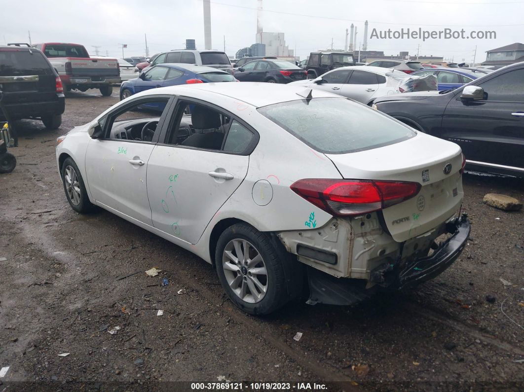 2017 Kia Forte Lx White vin: 3KPFL4A75HE014712